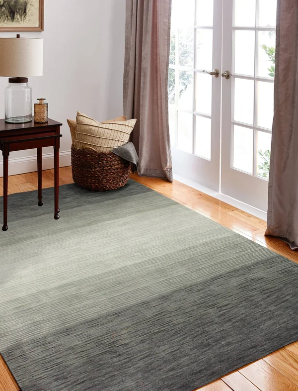 Bashian Contempo ALM41 Area Rug, 7&6x22 x 9&6x22 - Charcoal