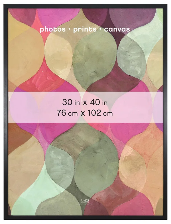 MCS 30x40 inch Art Shadow Box Frame, Black (47631)