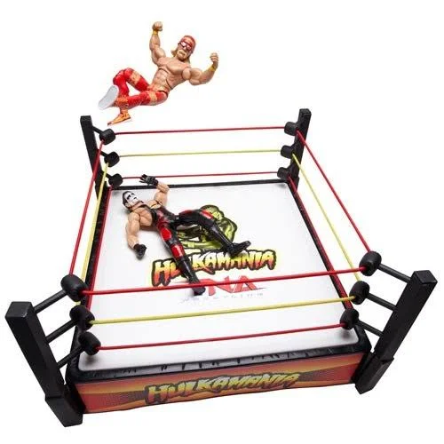 Tna Wrestling Hulkamania Playset with Articulated Hulk Hogan Sting Action Figures