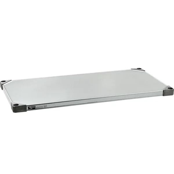 Metro 14x22 x 30x22 Stainless Steel Solid Shelf, Super Erecta 1430FS