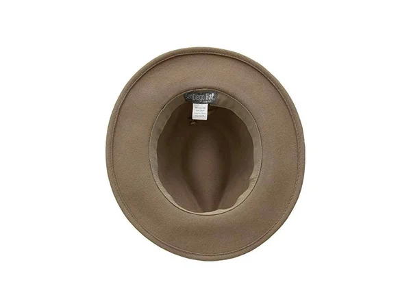 Women's San Diego Hat Company Fedora with Bow Wfh8039 - Size: One size, Beige