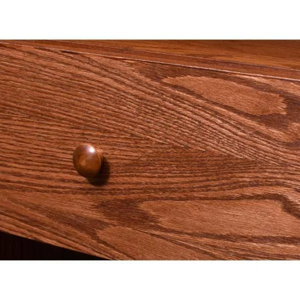 Concepts in Wood Bookcase with Fix Shelf/Drawer - Dry Oak Finish