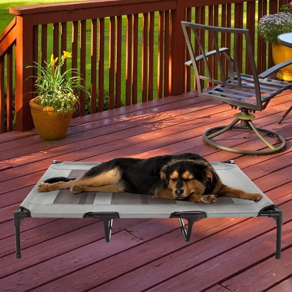 Pet Pal Gray Rectangular Bed (FOR Large) Rubber, 532169MPL