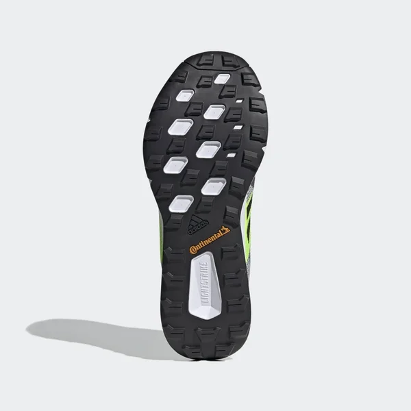 Adidas Terrex Two Trail Running Shoes - Men's - Grey Two - Core Black, Signal Green - 12