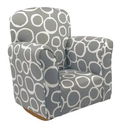 Starla Child Freehand Storm Cotton Rocking Chair Harriet Bee