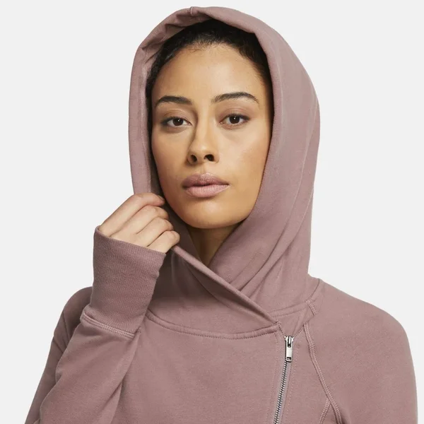 Nike Yoga Women's Full-Zip Hoodie in Purple, Size: Medium, CU5321-298