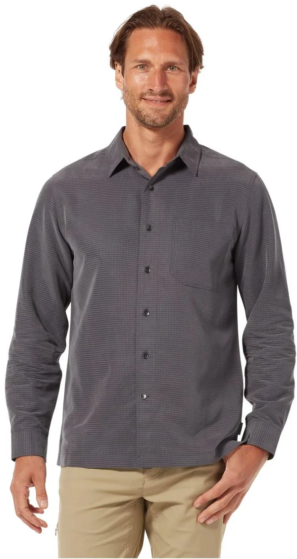 Royal Robbins - Men’s Desert Pucker Dry Long Sleeve - S, Sea Pine