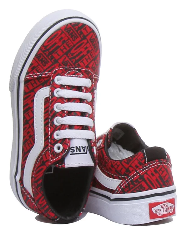 Vans Ward Kids& Skate Shoes, Boy's, Size: 11, White