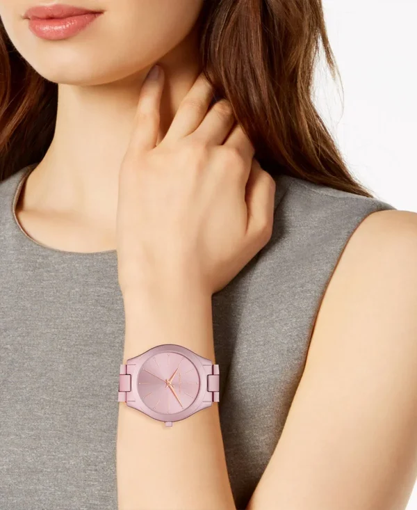 Michael Kors Women's Slim Runway Bracelet Watch - Pink