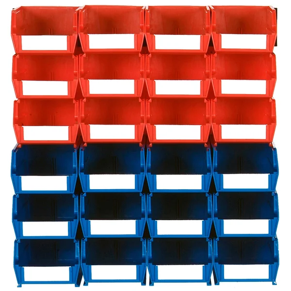 Triton LocBin 26 Piece Wall Storage Unit Red/Blue
