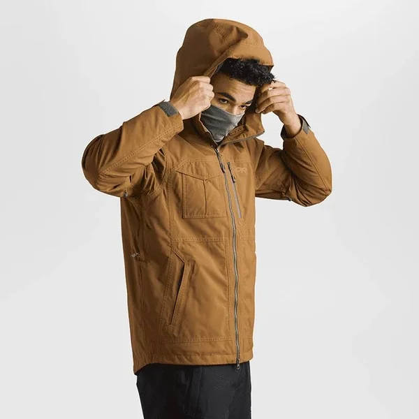 Outdoor Research Men's Blackpowder II Jacket - Small - Saddle