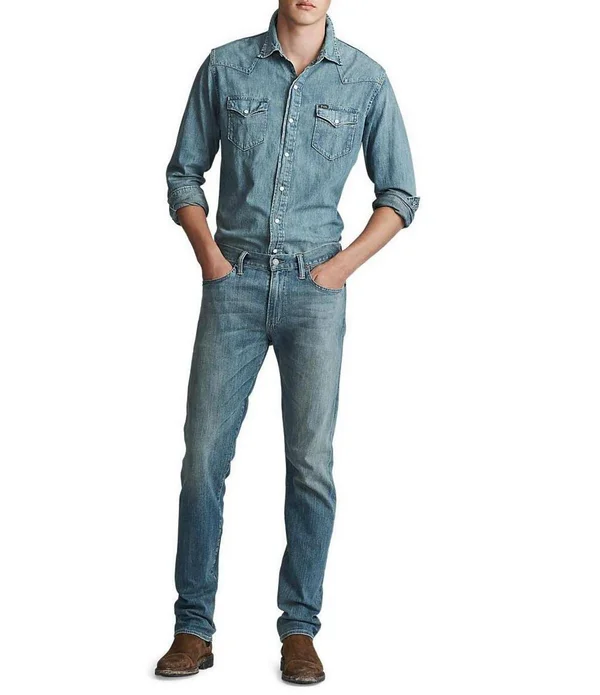 Polo Ralph Lauren Varick Slim-Straight Stretch Jeans - 36 32