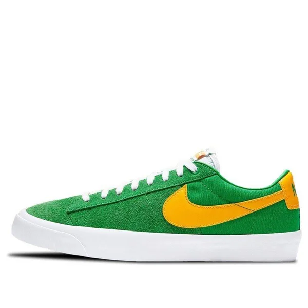 Nike SB Zoom Blazer Low Pro Gt Shoes (lucky green/university gold Black white)