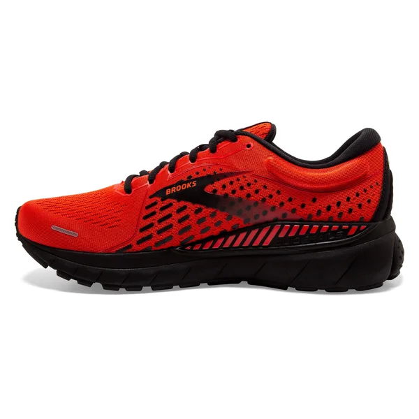 Brooks Men's Adrenaline GTS 21 Samba/Cherry/Black, 11.5, D