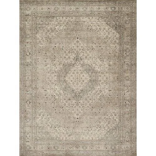 Bloomsbury Market Diez Power Loom Sand/Ivory Area Rug, Beige