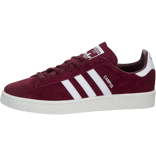 Adidas Men's Originals Campus Shoes: Burgundy/White 12 BZ0087