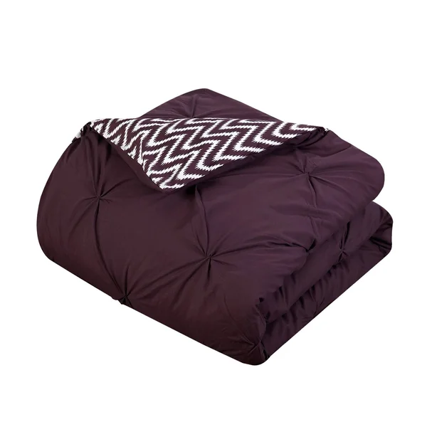 Silver Orchid Niven 4-Piece Purple Comforter Set - King