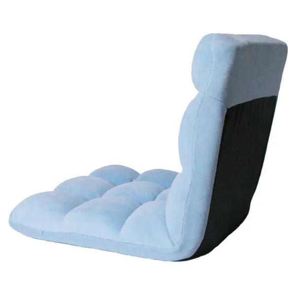 Chic Home Loungie Armless Quilted Recliner Chair - Light Blue
