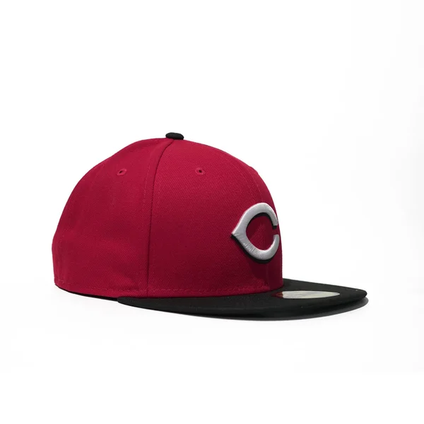 Cincinnati Reds New Era Road Authentic Collection On-Field 59FIFTY Fitted Hat - Red/Black - Size: 7