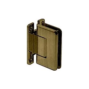 CRL P1n337abr Antique Brass Pinnacle 337 Series Adjustable Wall Mount Full Back Plate HINGE - Gold