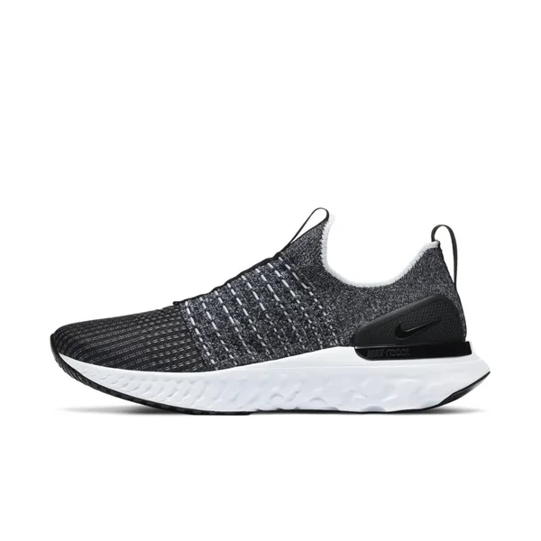 Nike Men's React Phantom Run Flyknit 2 Running Shoes - Black