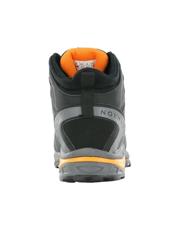 Nord Trail Men's Mt. Hood Hi Waterproof Hiking Boot - Black/Orange