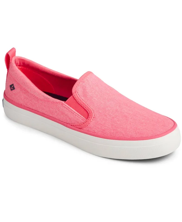 Sperry Women's Crest Twin Gore Scalloped Perf Sneaker