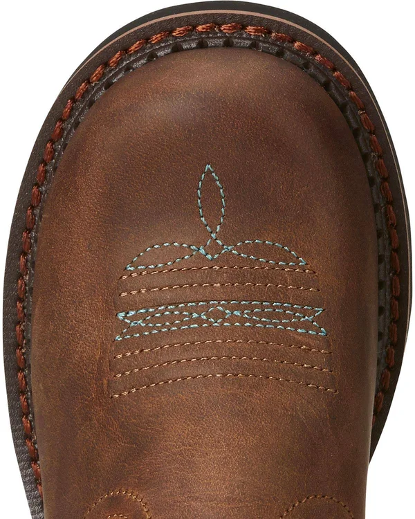 Ariat Kids Probaby Distressed Brown 4.5 - M