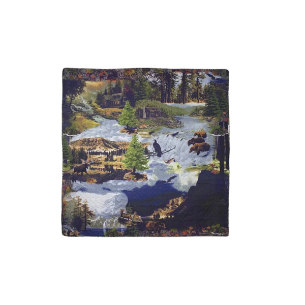 Patch Magic Wilderness Galore Quilt Set Multi King 3 Piece, Adult Unisex