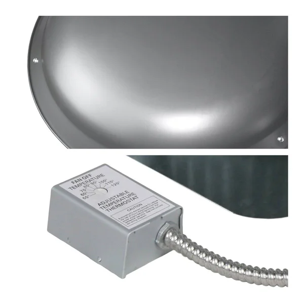 Ventamatic CX4000AMWG 1, 600-CFM Grey Attic Roof Ventilator Dome - CX4000AMWGUPS