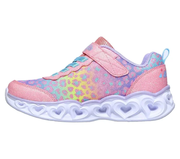 Skechers Girls& S Lights Heart Lights Love Match Sneaker