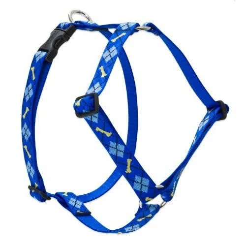LupinePet Originals 1x22 Dapper Dog 24-38x22 Roman Harness for Large Dogs