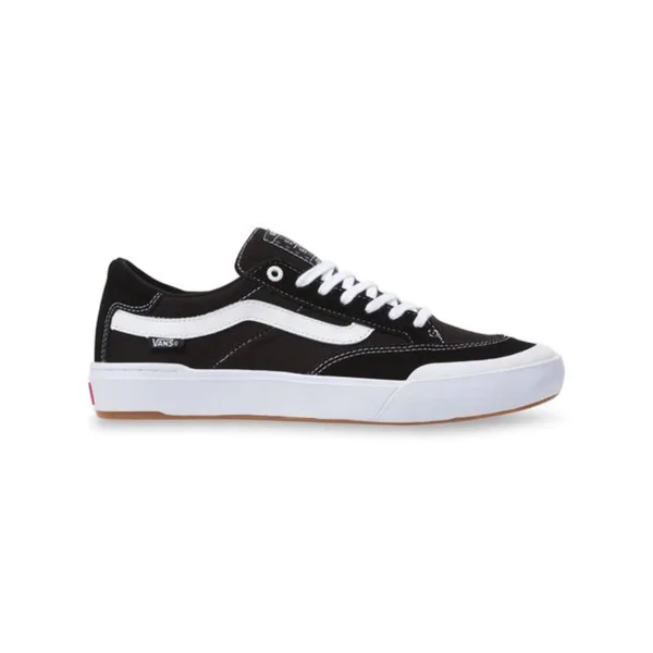 Vans Berle Pro Skate Shoes - Black/True White 8.5