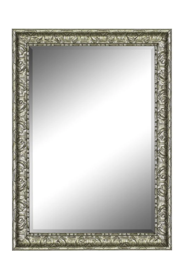 Hitchcock Butterfield Black and Nickel Silver Nuevo II Wall Mirror