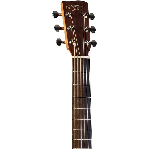 Recording King EZ Tone Rd-a3mq Mini Dreadnought Acoustic Guitar