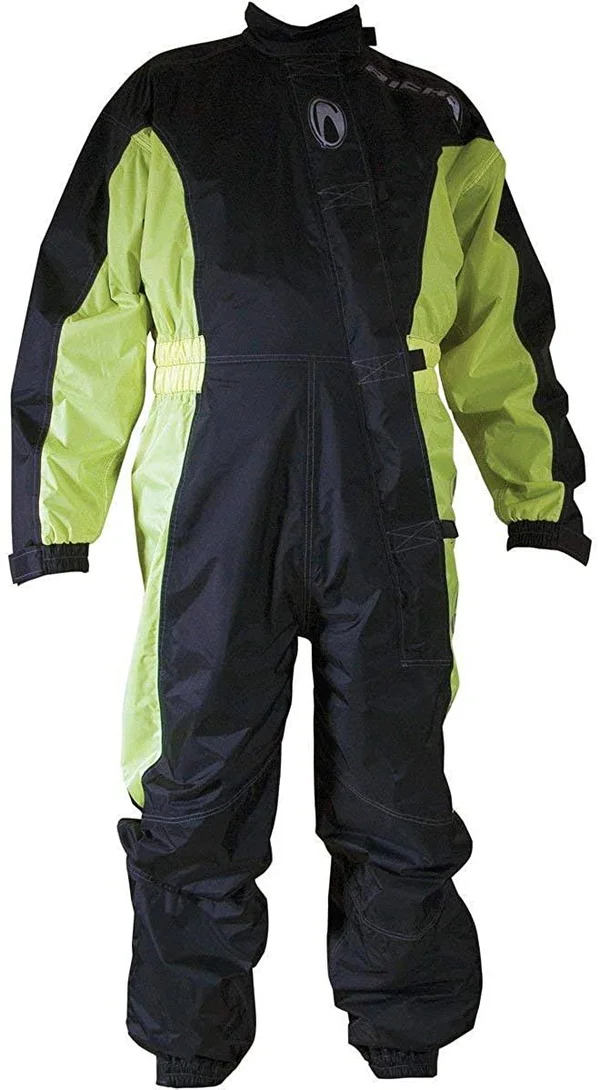 Richa Typhoon Rain Suit (Black/Flow Yellow)