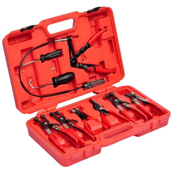 Auto Tool Long Gripper Cable Hose Clamp Plier Remover Set