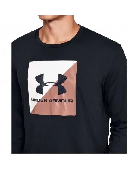 Under Armour Men's Boxed Sportstyle Half Long Sleeve - Black - MD