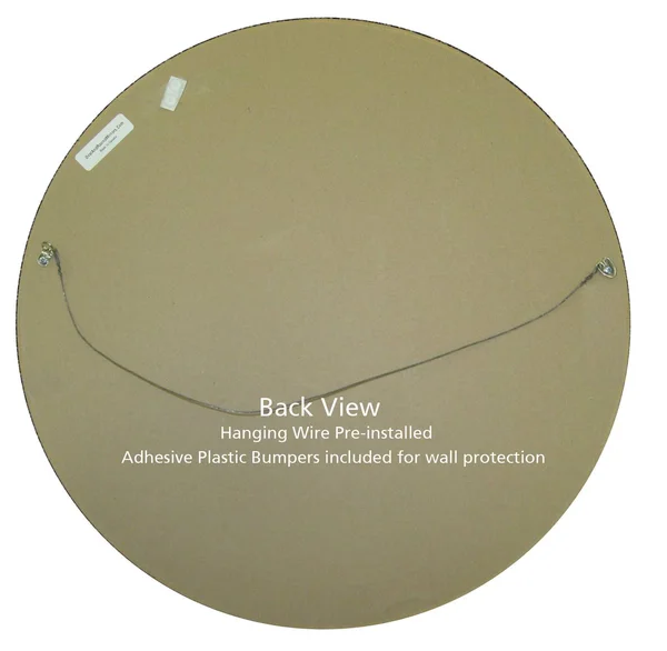 Contessa Framed Round Mirror - Gold Spray