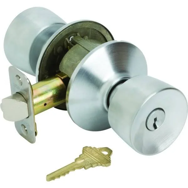 Schlage Satin Chrome Keyed Entrance F51A Bel 626