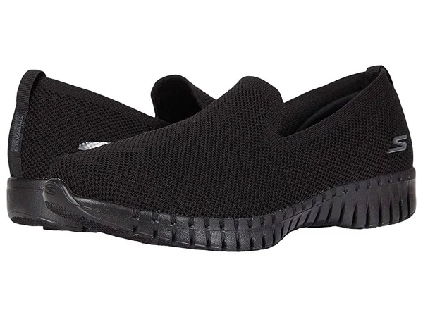 Skechers Women's GOwalk Smart Believe Slip-On Sneaker - Black/Black