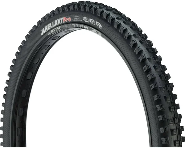 Kenda Hellkat Pro DH Tire: 27.5x22 x 2.40x22 Wire Bead - Black