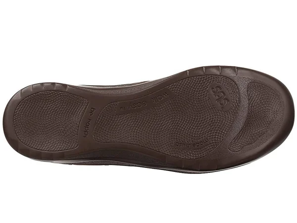 Women's SAS Walk Easy Shoes - Chocolate, WW, 6