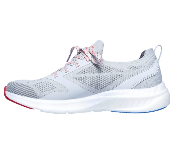 Skechers Women's GOrun Smart Hyper Sneaker, Gray/Hot Pink