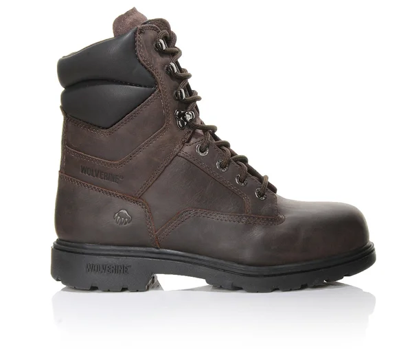 Men's Wolverine 8 in Bulldozer Steel Toe Work Boots in Brown Size 10 Wide