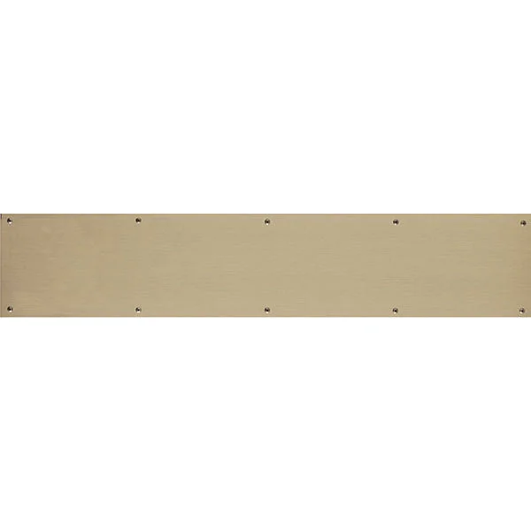 Brass Accents A09-P0828-609 Antique Brass 8x22 x 28x22 Kick Plate Screw Mount