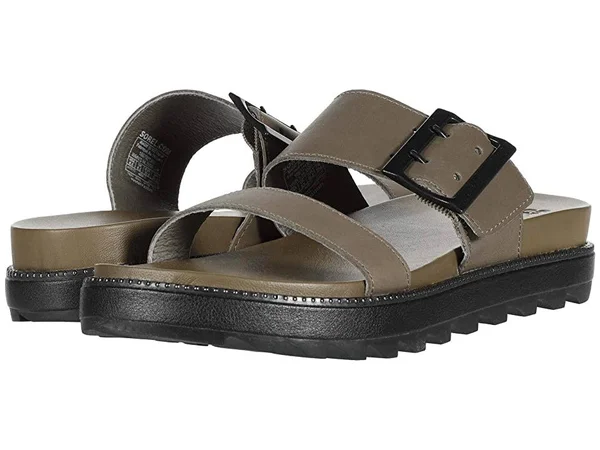 Sorel Women's Roaming Buckle Slide - 5 - Sage