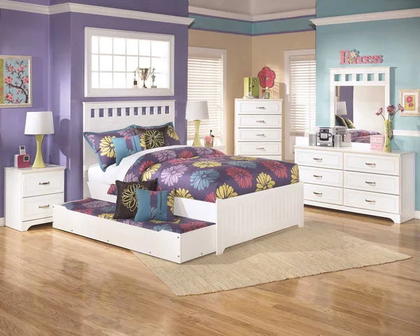Ashley Lulu - White - Full Panel Footboard