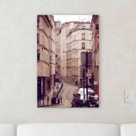 Latitude Run &Portrait Style Photography (608)& Photographic Print on Canvas, Beige