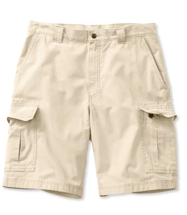 Men's Tropic-Weight Cargo Shorts - 10x22 Inseam Tan 31, L.L.Bean
